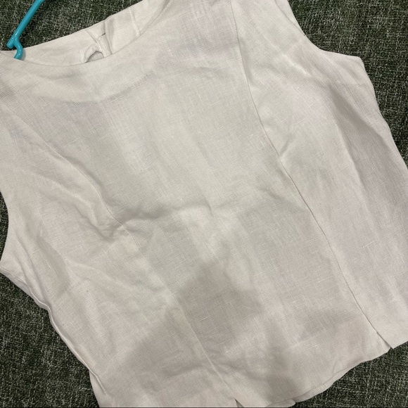 Vintage 1950s or 60s 100% Linen Shirt - Picture 6 of 6